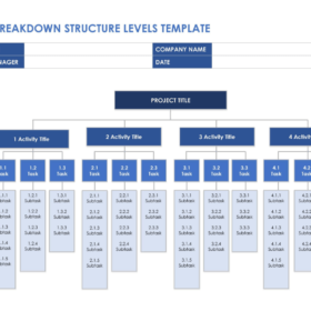 Blank Work Breakdown Structure Template