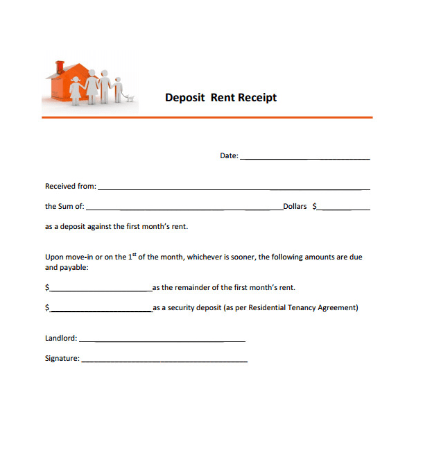 Deposit Record Slip Template