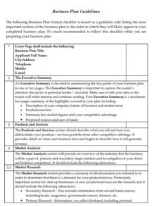 Business Planning Checklist Template PDF | Free Excel Templates - Business Planning Checklist