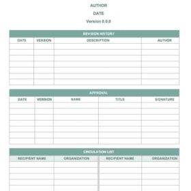 Cost Management Plan Template