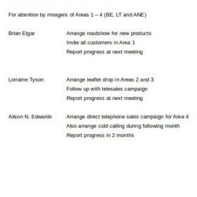 Sales Review Report Template