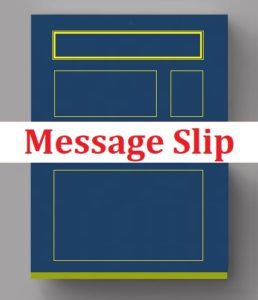 messageslip | Free Excel Templates