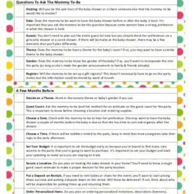Baby Shower Planner Checklist Template