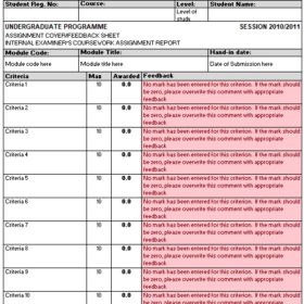 Feedback Analysis Spreadsheet Template