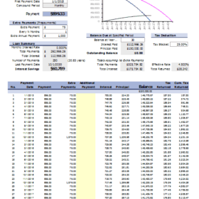 Home Loan Mortgage Calculator Template