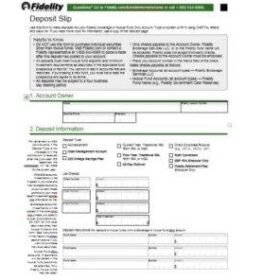 Monthly Cash Deposit Slip Template