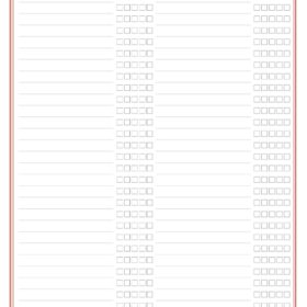 Pantry Inventory Checklist Template