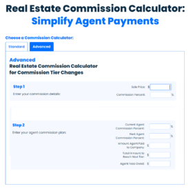 Real Estate Commission Calculator Format