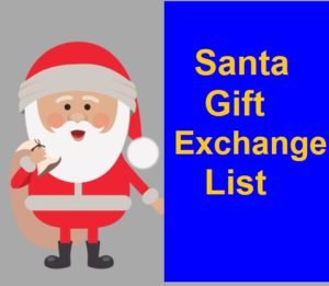 Santa Excel Tables santagiftexchangelist | Free Excel Templates