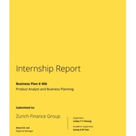 Internship Report Writing Template