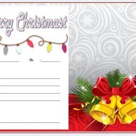 Christmas Day Gift Voucher Template