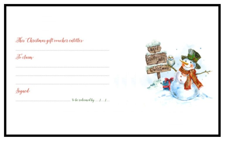 Christmas Gift Voucher Template | 22+ Free Printable Xlsx, Docs & PDF