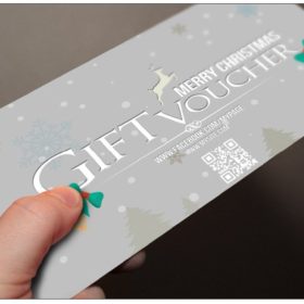 High Quality Christmas Gift Voucher Template