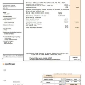 Bill Payment Receipt Template