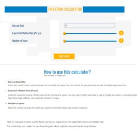 Inflation Rate Calculator Template