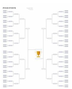Double Elimination Bracket Templates | 14+ Free Xlsx, Docs &amp; PDF ...