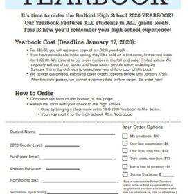 High School Yearbook Template