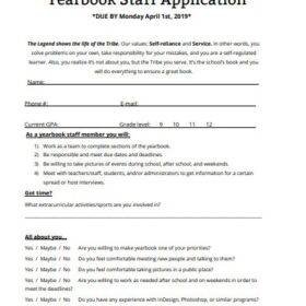 School Yearbook Application Template