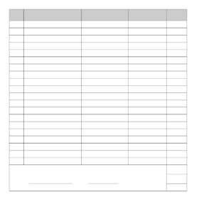 Petty Cash Log Record Template
