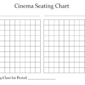 Cinema Seating Chart Template