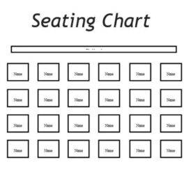 Seating Chart Format