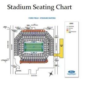 Stadium Seating Chart Template