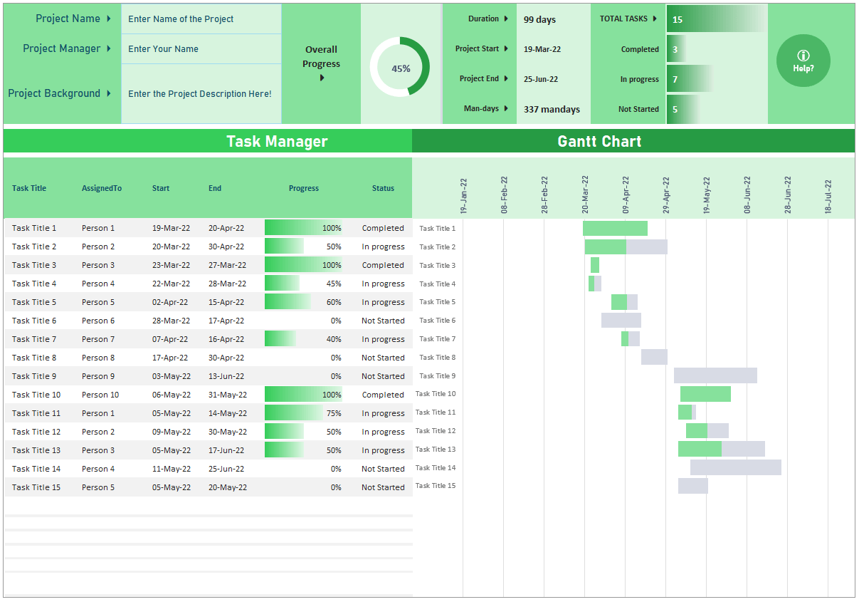 Project Planning Template