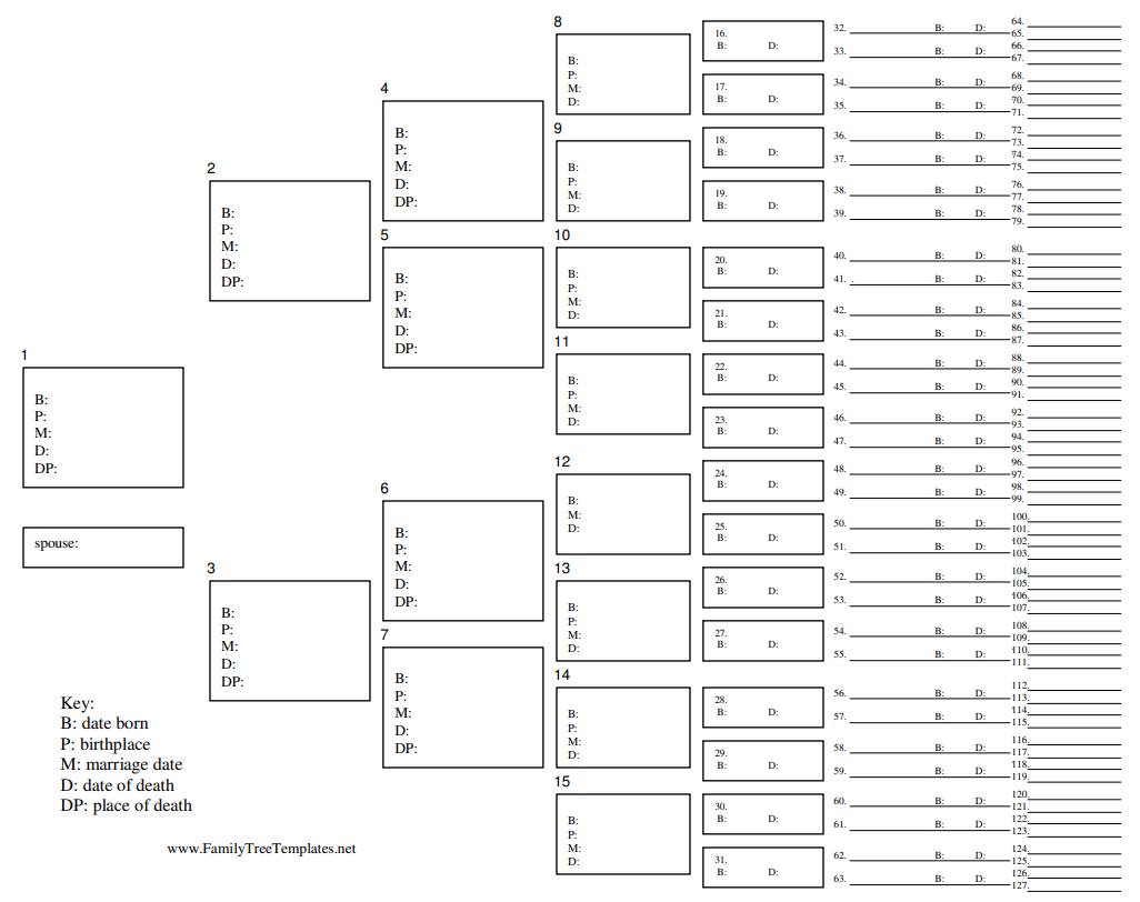 Family Tree Format