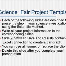 Annual Science Fair Project Template
