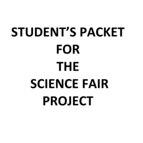 Science Fair Project Example