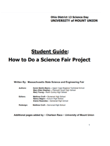 Science Fair Project Application Example Science Fair Project Templates | 10+ Free Printable Xlsx, Docs and PDF ...